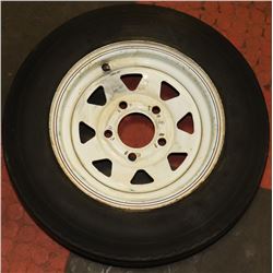 TRAILER TIRE -12 INCH X 5INCH - 5 BOLT HOLE