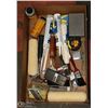 Image 1 : LARGE BOX OF NEW PAINTING SUPPLIES AND