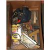 Image 1 : LARGE BOX OF CARPENTRY TOOLS INCL.