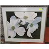 Image 1 : FRAMED ART- DOGWOOD STUDY