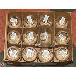 BOX OF SMART WATER GLASSWARE