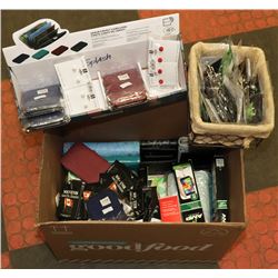 BOX OF SHAG WEAR  ACCESSORIES & MORE