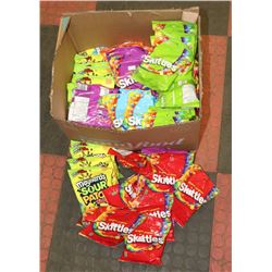 BOX OF BAGGED CANDY