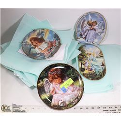 ANGEL PLATES WITH HANGERS BY SANDRA KUCK ,