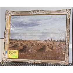 "ON THE EDGE OF TOWN" ORIG. PAINTING BY RUBEN