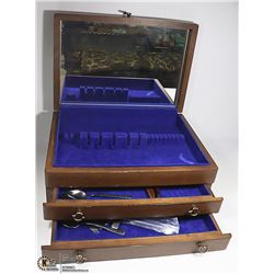 CUTLERY CASE AND CONTENTS