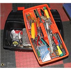 B&D TOOL BOX WITH CONTENTS