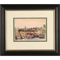 Giclee Print from original watercolor landscape#1027422