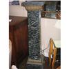 Image 1 : Italian Pietra Verde Marble Pedestal #1027464