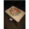 Image 1 : 1920s Mahogany Needlepoint Stool #1027468