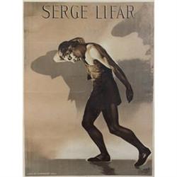 Serge Lifar ORIGINAL Poster c: 1928 RARE!!  #1027505