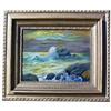 Image 1 : OIL PAINTING ON CANVAS STORMY SEASIDE V. #1027635