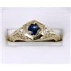 Image 1 : Antique SAPPHIRE Ring Diamonds Engagement? #1027684