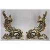 Image 1 : Andirons/Chenets Bronze, Louis XV #1027776