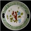 Image 1 : Majolica / Barbotine Display Plate with Birds #1027783