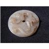 Image 1 : White jade carving featuring a dragon on top of#1027808
