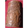 Antique bamboo brush container #1027846