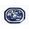 Image 1 : 19C Chinese Export Canton Blue White Platter #1028004