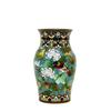 Image 1 : Old Japanese Cloisonne Vase w Butterfly & Bird #1028056