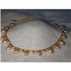 Estate 14K YG Gold Cultured Pink Pearl Necklace#1038329