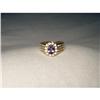 Estate 14K YG 1 CT Carat Tanzanite Diamond Ring#1038333