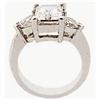 0.65 CTS  DIAMOND RING WHITE GOLD 3 STONE #1038494