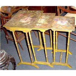 Italian Nesting coffee Tables  hand painted   #1038597