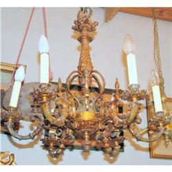 Bronze  foundry 6 Lights chandelier #1038599