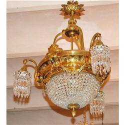 Empire 4 lights French Chandelier #1038600