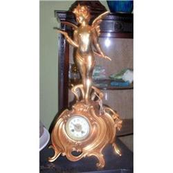 French Art Nouveau Clock with Putti  #1038609