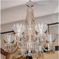 Large 6 Lights antique Bohemia crystal #1038616
