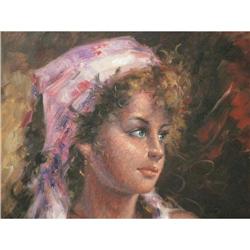 Fine oil on canvas signed  #1038634