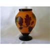 Image 1 : Orange Vase with Oak Leaves and Acorns #1044951