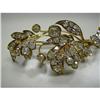 Image 1 :  BRANCH SHAPE BROOCH  W/ OLD CUT DIAMONDS #1045147