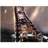 Image 1 : RHJ Tiny Tennis Bracelet in Synthetic sapphires#1045163