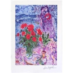 Chagall   Bouquet with Lovers #1045195