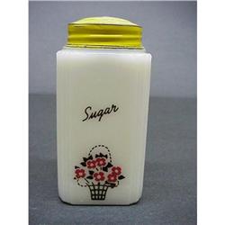  Old TIPP Milk Glass Range SUGAR Shaker #1045288