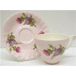 Queen Anne Cup & Saucer THISTLE #1045314