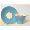 Image 1 : DECO Aynsley China Cup & Saucer Turquoise #1045321