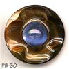 Image 1 : OLD 2pc 1-1/4" FAUX BLUE MOONSTONE BUTTON PB030#1045462