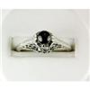 Image 1 : ANTIQUE Style RING BLACK ONYX FILIGREE #1045543