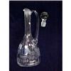 Image 1 : Crystal Decanter, 4 Crystal Wine Stems #1045598