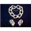 Image 1 : Danecraft Sterling Bracelet and Earrings #1045609