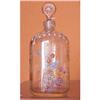 Image 1 : OLD EUROPEAN GLASS BOTTLE HAND PAINTED  #1045706