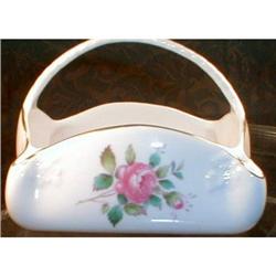 SPODE Billingsley BASKET Rose Spray 1930s #1045746