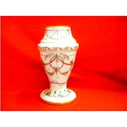 FRENCH OPALINE HAND PAINTED VASE #1045792