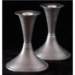 Pair of Pewter Candlesticks #1045896