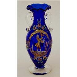   Venetian Style Glass and Enamel Bud Vase #1045913