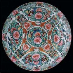 Rose Medallion Export Porcelain Plate #1045934