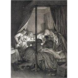 Castration of Abelard Engraving by Moreau #1045945